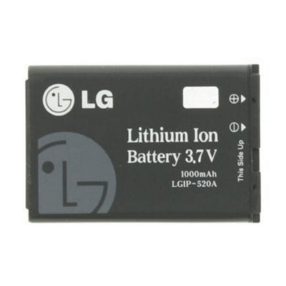 LG Cell Phone Lithium Ion Battery 3.7Wh LGIP-520A, 1000mAh, 3.7V