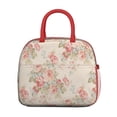 thumbnail image 2 of Lunch Bag Lunch Box for Women Reusable Insulated Lunch Cooler Bags,Large Capacity for Work Travel Picnic,Water-Resistant Pioneer Colorful Floral Lunch Tote Bag Gifts for Woman Mom Red, 2 of 6