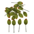 thumbnail image 1 of 200pcs Hojas de Seda Artificial Soledad Ojal de Color Rojo, 1 of 9