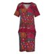 thumbnail image 3 of Mola de Panamá-vestido holgado con bolsillo para mujer traje de verano para eventos especiales, 3 of 6