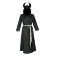 thumbnail image 2 of Cape Robe avec Capuche Devil Costume de Cosplay d'Halloween pour Carnaval Mascarade Noir G, 2 of 10
