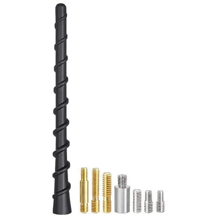 Eightwood Vehicle Rubber Mast Truck Car Antenna Replacement for Chevy Chevrolet Silverado 1500 2500 3500 Colorado Equinox Trailblazer Trax Sonic GMC Sierra 1500 2500 3500 Denali Terrain Yukon