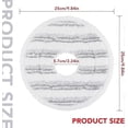 thumbnail image 3 of 2Pcs Mop Head Replacement for Vileda Spin and Clean Mop, 9.25 Inch Washable and Reusable Microfiber Mop Pads Compatible with Vileda Spin Mop and Bucke, 3 of 5