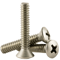 1/4"-20 x 1-1/2" Machine Screw, Stainless Steel (18-8), Phillips Oval Head (inch) Head Style: Oval, (QUANTITY: 500) Drive: Phillips, Thread: Coarse Thread (UNC), Fully Threaded - image 1 of 1