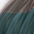 thumbnail image 6 of ClodeEU Women's Color Block Tulle High Waisted A Line Pleated Midi Skirt ,Flowy Slim Casual Skirt Green,Womens Plus Free Size, 6 of 7
