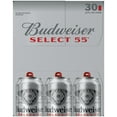 thumbnail image 6 of Budweiser Select 55 American Lager Beer 30 pack 12 fl oz Aluminum Cans 2.4% ABV, 6 of 7