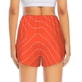 thumbnail image 2 of Lsque Salmon Fish Meat Printed Women's Running Shorts with Liner Pockets,Elastic Quick Dry Workout Athletic Gym Yoga Shorts,Womens High Waist Shorts-XX-Large, 2 of 9