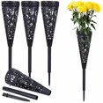 thumbnail image 1 of 4 Uds florero para tumba, florero floral conmemorativo, soporte de flores de cono para tumba de cementerio, florero con punta para decoraciones de tumbas, 1 of 5