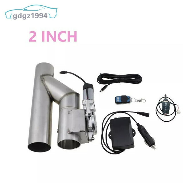 Système d'Échappement Électrique 2 Pouces Valve Moteur à Rabat Unique avec Télécommande pour Homme