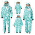 thumbnail image 6 of Nmnitkp Christmas Pajamas for Family Add Festive Atmosphere Matching Christmas Onesie Pajamas for Family, Hooded One Piece Vacation PJs, Cute Printed Holiday Loungewear, 6 of 6