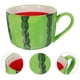 thumbnail image 4 of FELTECHELECTR Taza de cerámica con elementos de sandía, taza de café de gran capacidad, taza de té y taza de avena., 4 of 6