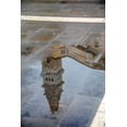 thumbnail image 2 of Looney, Hollice 17x24 Gold Ornate Wood Framed with Double Matting Museum Art Print Titled - Slovenia-Piran Reflection of a tower after the rain, 2 of 4