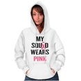 thumbnail image 5 of Breast Cancer BCA My Squad Wears Pink Hoodie Sweatshirt Women Brisco Brands M, 5 of 6