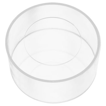 MLINS Clear Acrylic Cake Stand Dessert Table Fillable Cake Box Riser Round Cake Stand