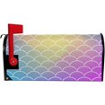 thumbnail image 5 of Coolnut Mailbox Cover Trendy Gradient Fish Scale Post Mail Box Cover Magnetic Mail Wraps Cover Standard Size 20.7" L x 18" W, 5 of 5