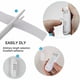 thumbnail image 3 of Cinta adhesiva de velcro autoadhesiva que no deja residuos, tiras de velcro resistentes para uso en interiores y exteriores para sujetadores reutilizables, resistente a la abrasión en superficies, 3 of 5