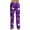 Dark Purple, variant on Halloween Pajama Pants for Men Pumpkin Ghost Wide Leg Funny Sleep Pants Skeleton Spider Web Drawstring Horror Pajama Pants, S