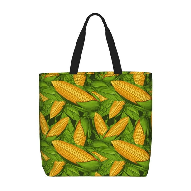 Balery Fresh Corn 1 Bolsa de Mano para Mujeres con Cremallera, Bolsa de Gimnasio con Compartimentos, Bolsa para Laptop, Bolsa para Trabajo