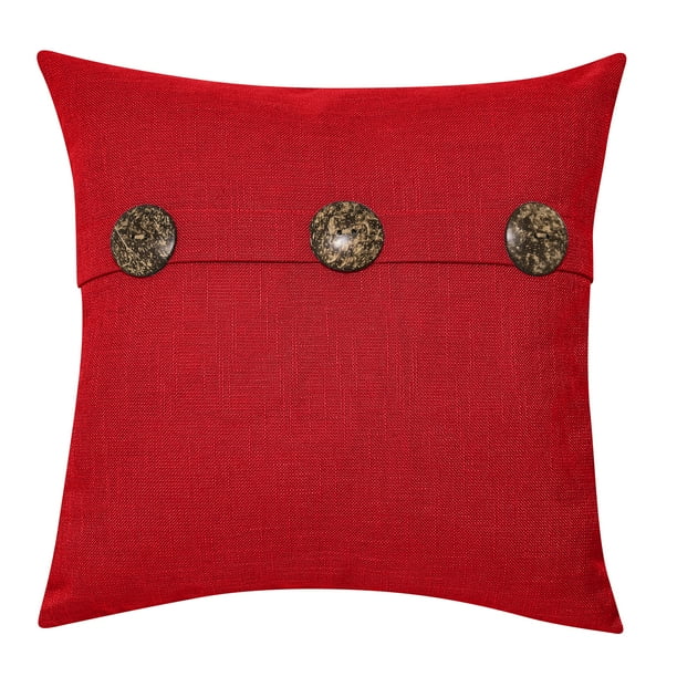 Better Homes & Gardens Feather Filled Three Button Decorative Throw
