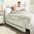 thumbnail image 2 of ComfyBumpy Rieles para cama extralargos de 59 pulgadas para niños pequeños - Protector de riel para cama de bebé para niños, camas individuales, matrimoniales, King y Queen - Riel de cama ajustable pa, 2 of 5