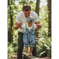 thumbnail image 2 of Newborn Baby Girl Summer Clothes Short Sleeve Bubble Romper Bow Shorts Jumpsuit Infant Outfit 1-18M, 2 of 9