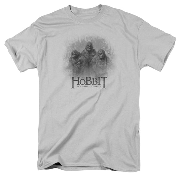 The Hobbit Three Troll S/S Adult 18/1 T-Shirt Silver