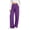 #08 Purple 【Mix, Match & Rotate: Stock Up on Daily Colors】, variant on Womens Straight Leg Solid Sweatpants, Elastic Waist Drawstring Loose Sports Pants with Pockets, Running Fitness Outdoor Wear | VerBelle,Army Green L