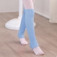 thumbnail image 2 of 2 Pairs Stirrup Leg Warmers Straight Over the Knee Socks Ballet Dance Socks Yoga Latin Boot Cuffs Socks for Girls, 2 of 7