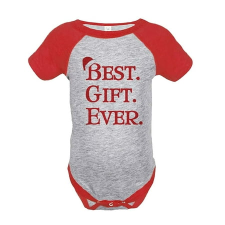 Custom Party Shop Baby's Best Gift Ever Christmas Onepiece Red - 6 (Best Christmas Gifts For 4 Month Old)