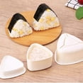 thumbnail image 5 of Onigiri Mold Triangle, 2 Pieces Rice Ball Mold Makers, Triangle Sushi Mold for Bento or Japanese Box, 5 of 5