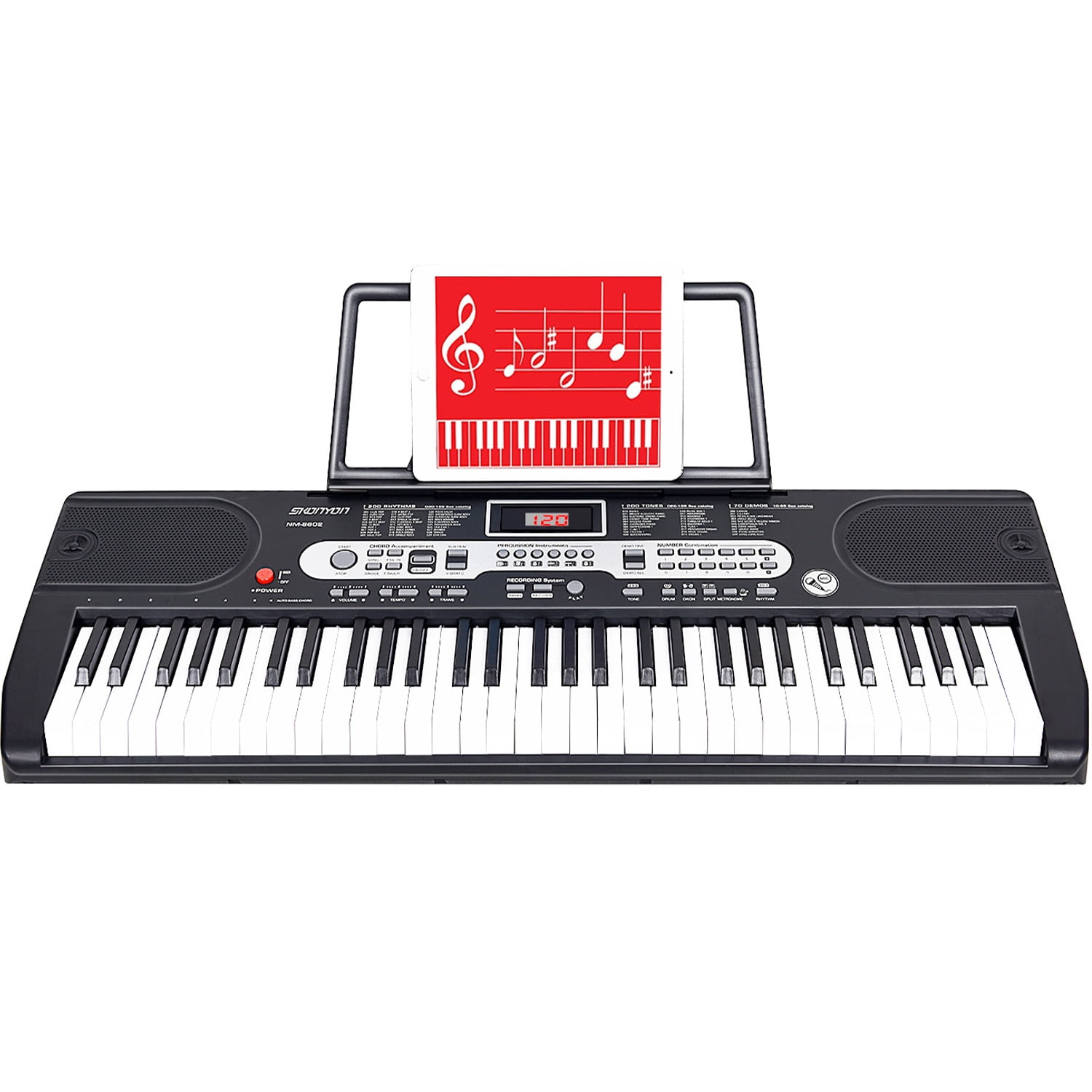 Buy SKONYON 61 Key Piano Keyboard Portable Electric Keyboard with