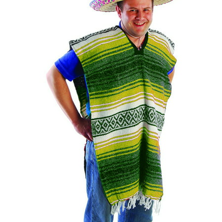 Adults Cinco de Mayo Fiesta Decorative Poncho Costume