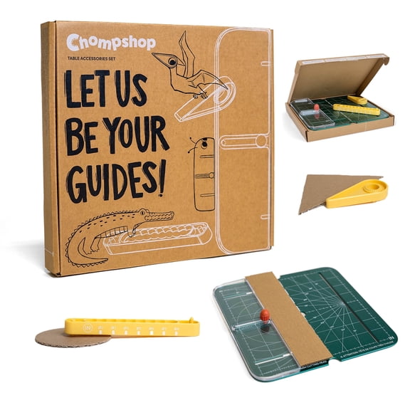 Chompshop Accessory Set for ChompSaw | Kids Cardboard Cutter Accessories