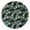 Halloween Spooky Icons, variant on Halloween Spooky Icons Pattern Round Blanket,Comfortable Soft Flannel Throw Blanket,All Season,Warm Lightweight Blankets for Sofa Bed Couch Living Room Chair 47"x47"