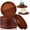 Acacia Wood, variant on 10 Pcs Round Acacia Wood Coasters for Planters Small Plant Saucer 3.74 Inch Acacia Wood Planter Drink Saucer Trays DIY Resin Coasters Gifts Tabletop Planters Protection Decoration
