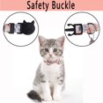 thumbnail image 4 of Juego de 2 piezas de cascabeles para collar de gato, collar de gato separable con linda pajarita y campana, ajustable de 7,8 a 10,5 pulgadas, 4 of 5