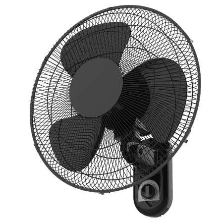 

Pelonis 16 3-Speed Oscillating Wall Mount Fan Model# FW40-F3B Black