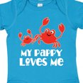 thumbnail image 4 of Inktastic My Pappy Loves Me Grandchild Beach Crab Boys Baby Bodysuit, 4 of 5