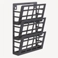 thumbnail image 3 of Safco Porte-revues à Grille 3 Poches en Noir, 3 of 3