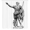thumbnail image 3 of Ambesonne Retro Shower Curtain, Antique King, 69"Wx84"L, Black White, 3 of 3