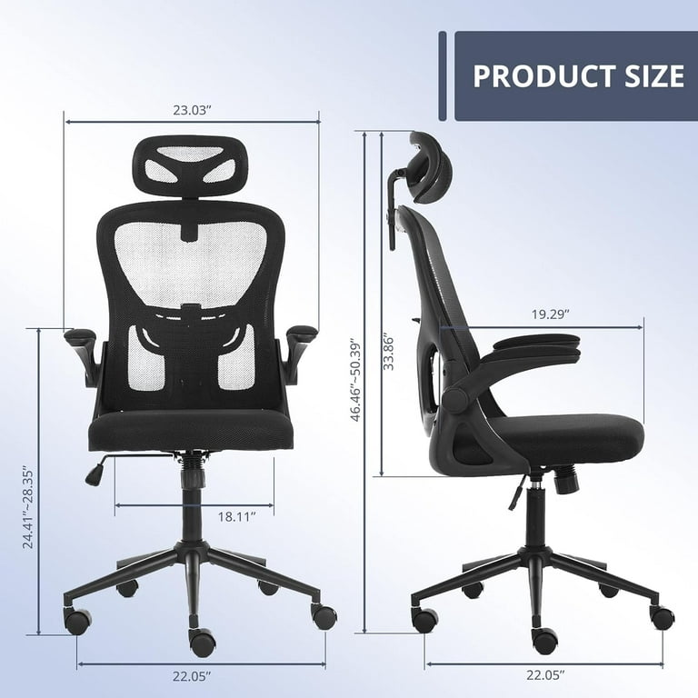 Home Computer Chair Office Chair Adjustable 360 °Swivel Cushion