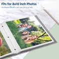 thumbnail image 2 of Fintie Photo Album for 8x10 Photos, 52 Pockets Premium Vegan Leather Cover Pictures Albums Book, Art Portfolio Collection for Family/Wedding/Anniversary Artwork, Whimsy Rainbows, 2 of 7