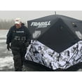 thumbnail image 4 of Frabill Shelter Hub Bro with 600D Polyester for up to 3 People, Ice Fishing Shelters, Arctic Camo, 4 of 5