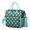 Greenish-blue, variant on Dead Day Skull and Mexican Floral Insulated Lunch Bag, Large Leakproof Cooler Tote with Gothic Roses and Skeleton Patterns, Artistic Design