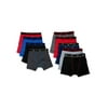 Championship Gold Boys Underwear, 9 Pack Cotton Boxer Briefs Sizes 6-16