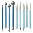 thumbnail image 2 of 9PCS Dotting Tools, Silicone Clay Sculpting Tool, Ceramic Clay Ball Stylus Dot Painting T C6377, 2 of 7