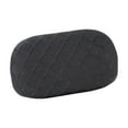 thumbnail image 4 of Office Chair Head Pillow Cover Swivel Chair Pillow Slipcover Armrest Chair Headrest Cover, Elastic and Stretch, Removable, Washable Black, 4 of 8