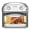 silver, variant on PlumChef 12.5 Quart 4 Slices Air Fryer Convection Toaster Oven, 1500W ,5 Pre-set Menus, 7 in 1 Multifunction with Roast, Bake, Grill, Broil, Toast, Dehydrate, Defrost, Stainless Steel, Black