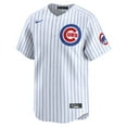 thumbnail image 2 of Men's Nike Justin Steele White Chicago Cubs Home Limited Player Jersey, 2 of 3