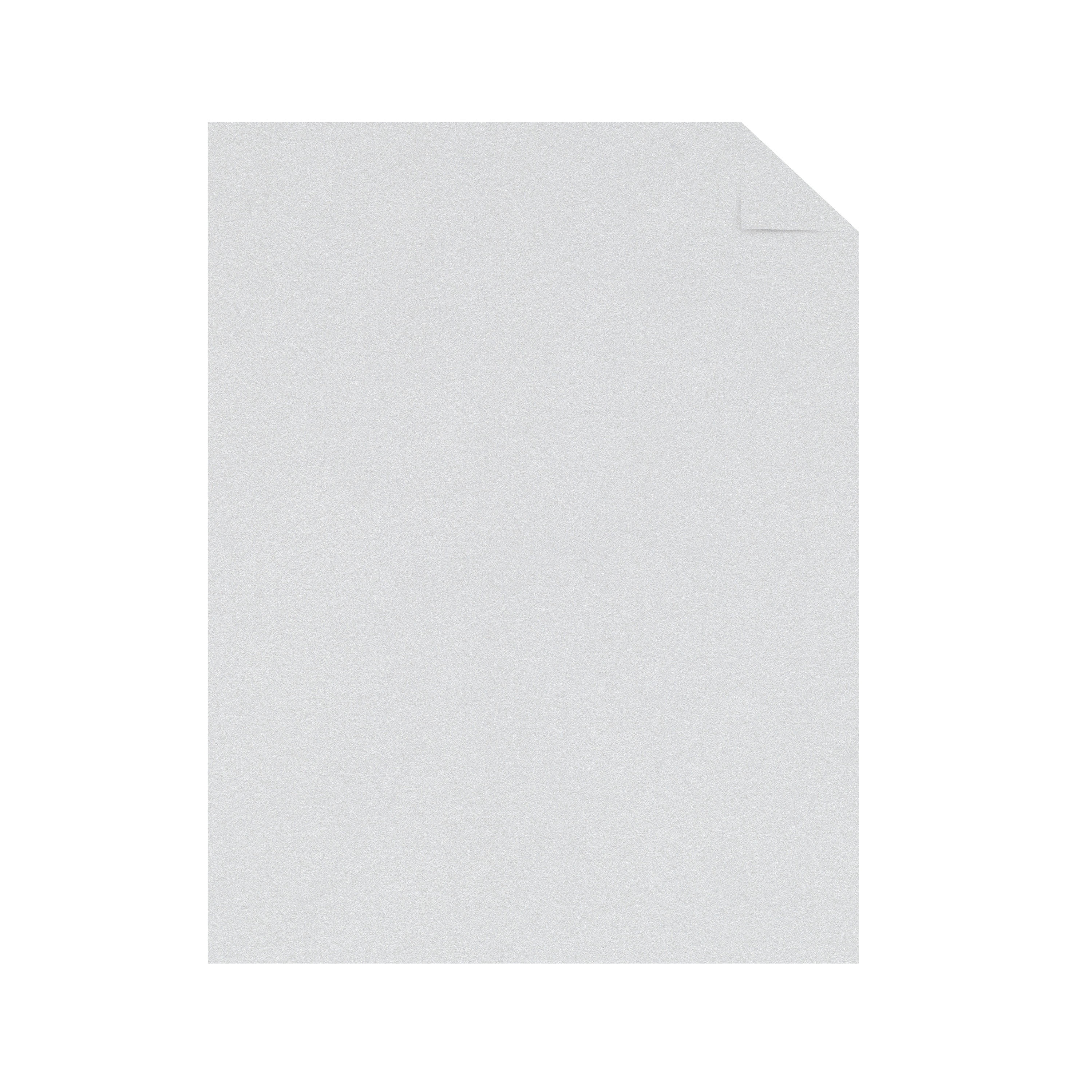 Astrodesigns Cardstock, White Silver Metallic , 8.5" x 11", 65 lb./176 gsm, 50 Sheets (98720-02)